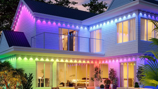 Permanent Outdoor Lights Pro, 100ft with 30 / 60 RGBIC LED Lights, IP67 Waterproof