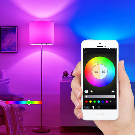 Light Bulbs, Smart Light Bulbs Compatible with Alexa Required Echo Device, 900 Lumens, Color Changing Warm White