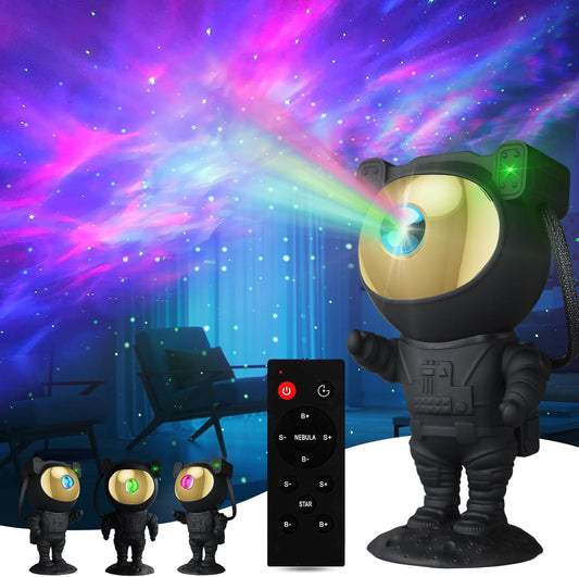 Astronaut Star Galaxy Projector with Timer and Remote