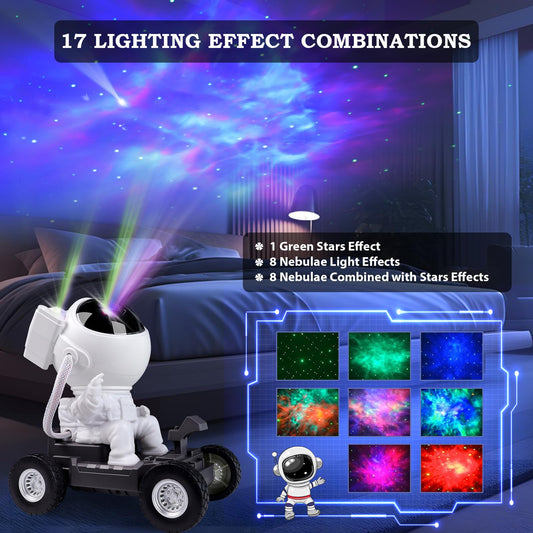 Star Projector Galaxy Night Light with Timer and Remote