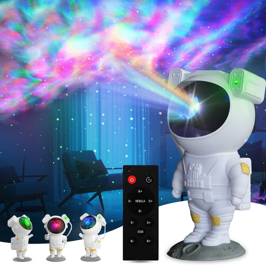Astronaut Star Galaxy Projector with Timer and Remote